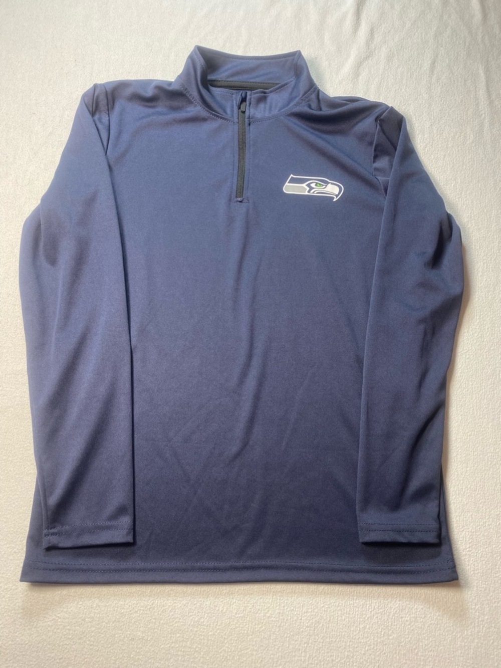 NFL Seattle Seahawk Apparel Quarter-Zip Pullover